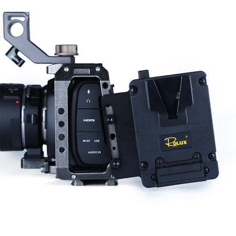 Rolux mini v-mount battery plate rl-ac12s