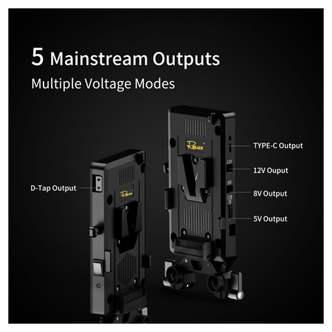 Rolux V-Mount Batterieplack rl-vp1