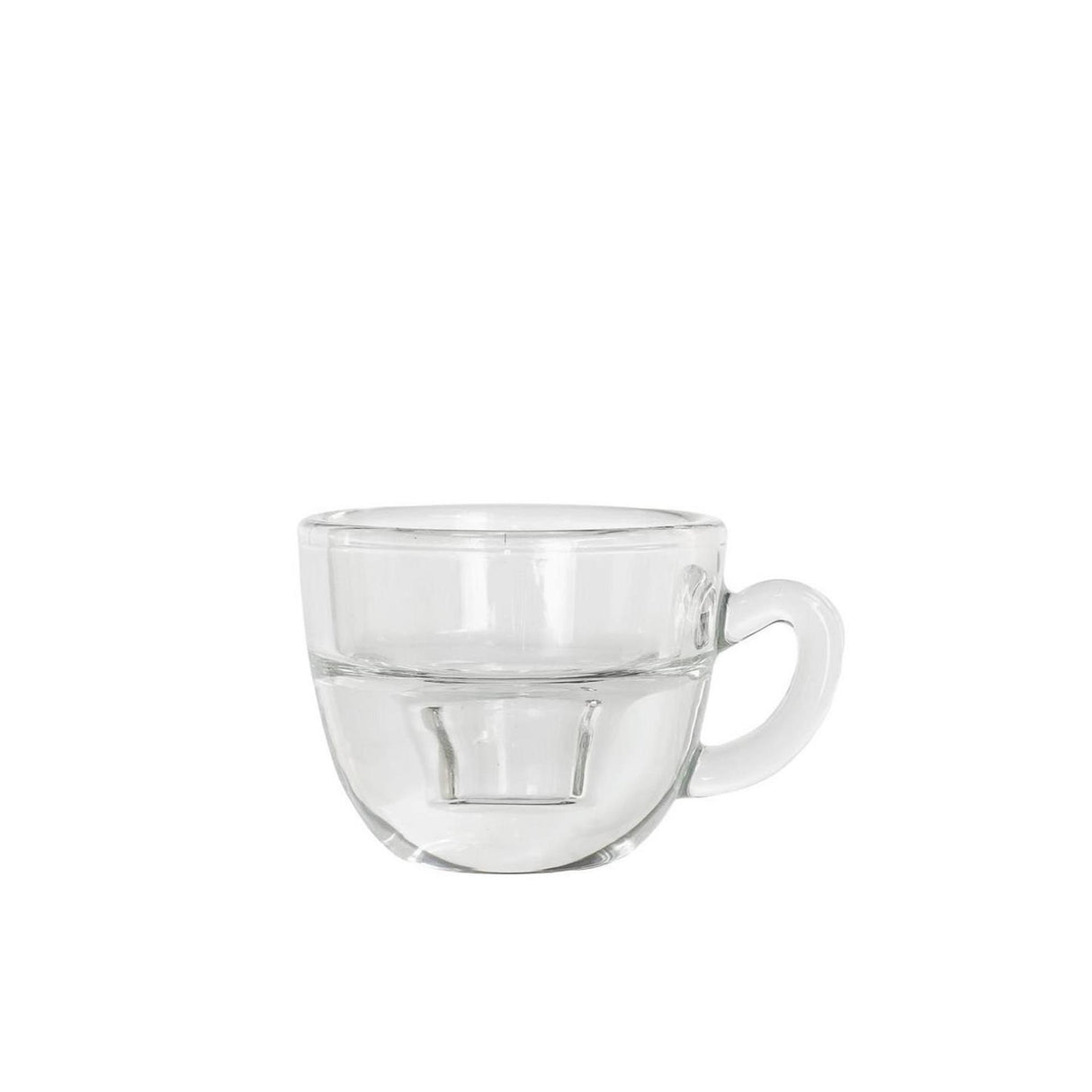 Ideas 4 seasons candle holder coffee clear ø8xh5cm