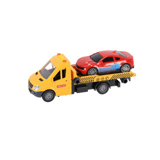 Rapid Wheels Autotransporter mit Auto und Licht und Sound und Reibung
