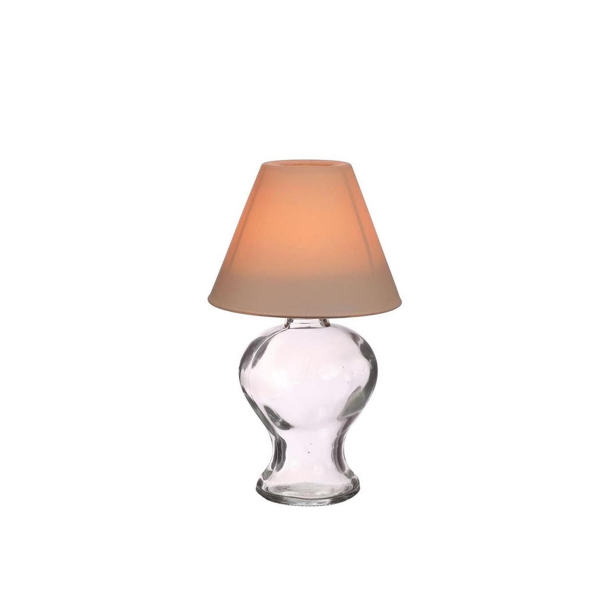 Ideen 4 Saisons Glaslampe Téiliichthalter beige
