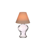 Ideen 4 Saisons Glaslampe Téiliichthalter beige