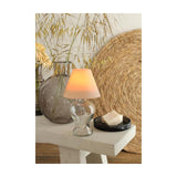 Ideen 4 Saisons Glaslampe Téiliichthalter beige