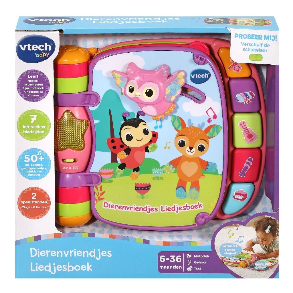 VTech Dierenvriendjes Liedjesboek Roze