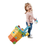 Vtech Shopping Panier Scan Le cuir 19 x 32 x 29 cm jaune 13 pièces