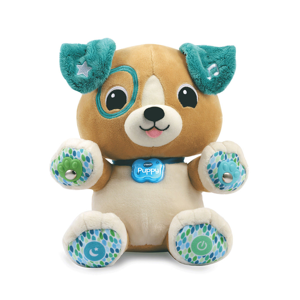 Vtech abbracciare il mio cucciolo interattivo peluche marrone turchese