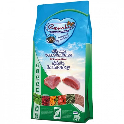 Renske Super Premium Senior Turkey Grain -libre