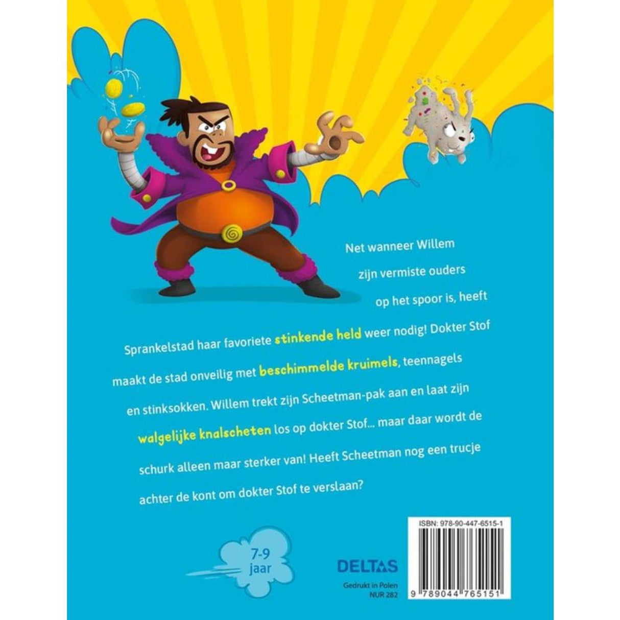 Delta's fartman solves it! super-fartnado children's book