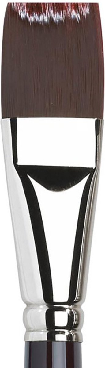 Winsor newton galeria - acrylic paint brush - short flat shape - long handle - no. 28 brush - 30mm