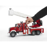 Bruder mack granite fire truck ladder and water pump