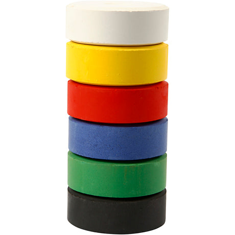 Creativ Company watercolor refill blocks premium - primary colors, 6pcs.