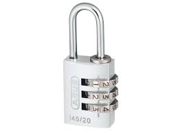 Abus Figure lock 145 20 Silver