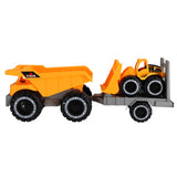 No fire construction vehicles set with friction