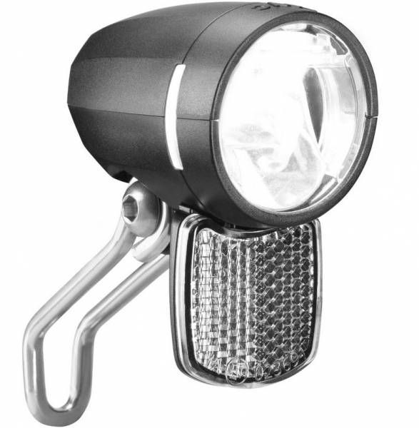 Busch Muller Headlight Busch und Müller Lumotec Myc T Senso Plus with Sensor and Stand Light for hub dynamo 50 lux