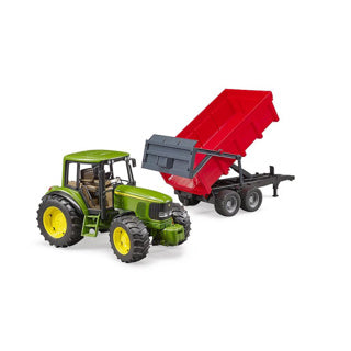 Bruder 2057 John Deere 6920 tarracóir le leantóir