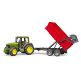 Trator Bruder 2057 John Deere 6920 com reboque