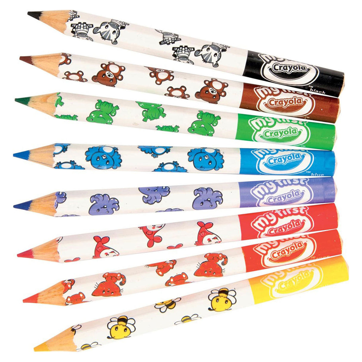 Crayola Mini Kids - Tjockfärgade pennor, 8: e.