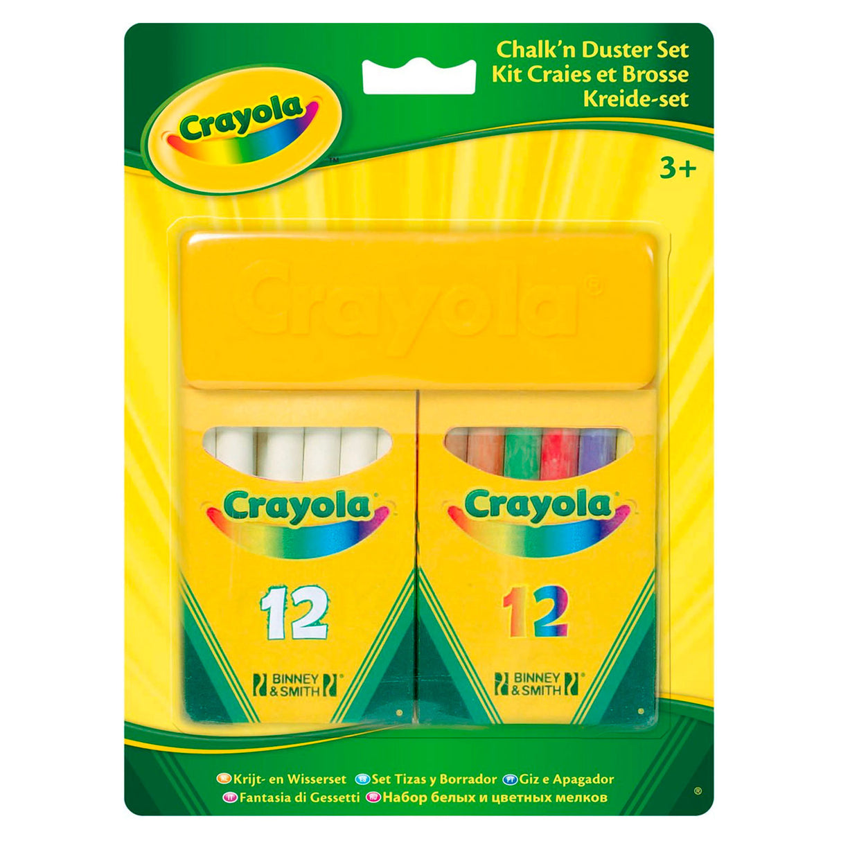 Crayola School krita med torkar