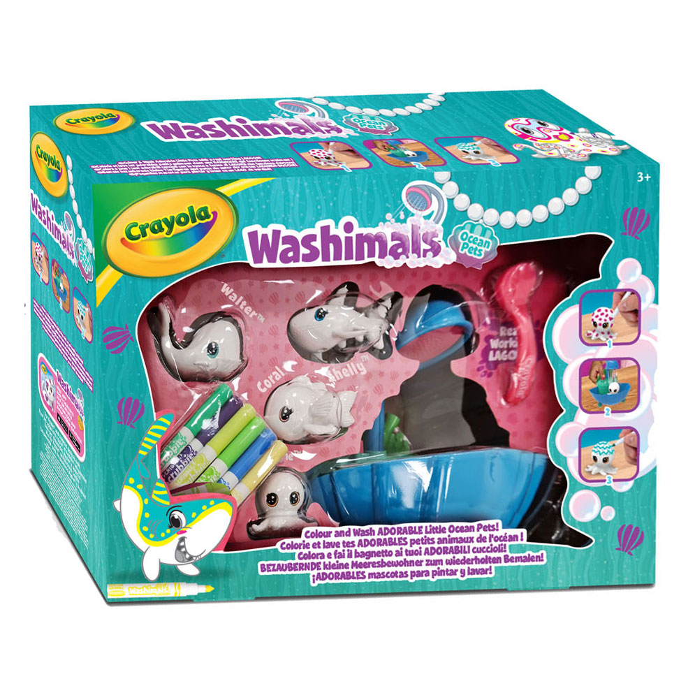 Crayola washimals marine animals lagoon