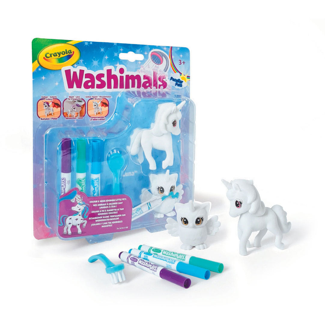 Crayola Washimals Dieren Eenhoorn and Owl UNA