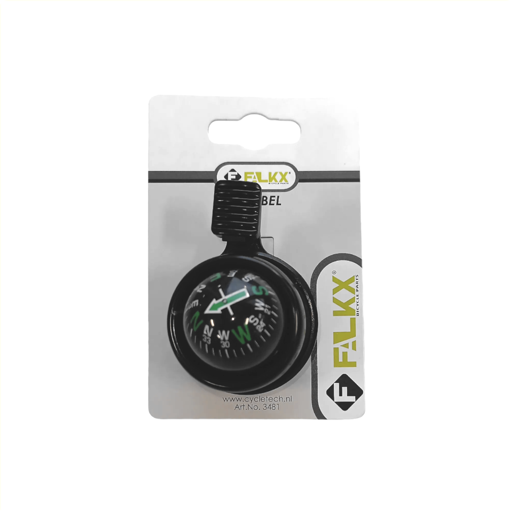 Falkx Falkx Compass Bicycle Bell med kompas