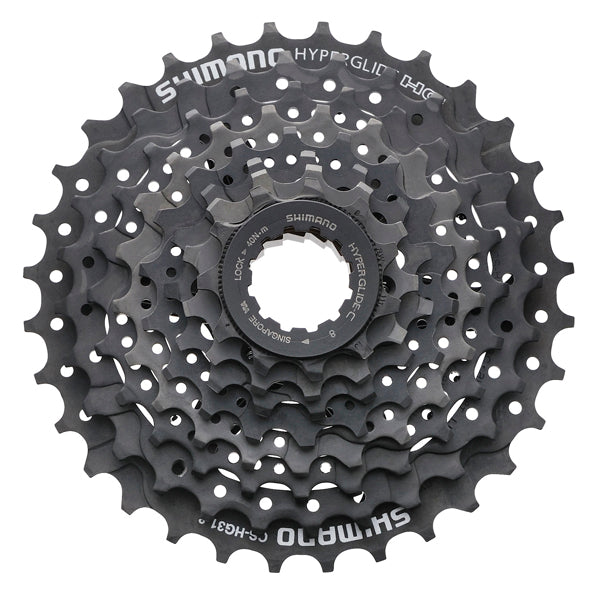 Shimano cassette 8 speed altus hg31 11-34t - zwart (werkplaatsverpakking)