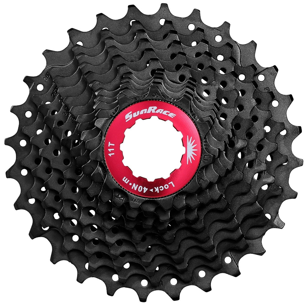 Sunrace Cassette 11 Speed ​​CSRX1 11-25T Nero