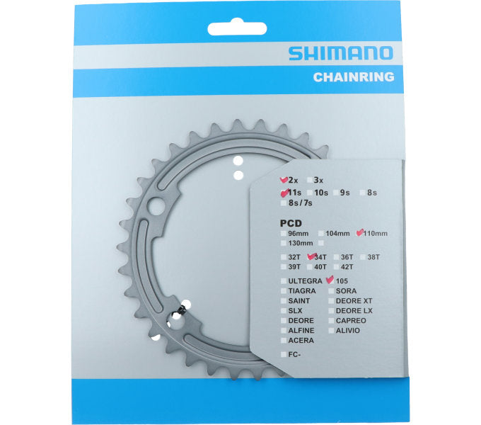 Shimano - veriga Top 34T 105 FC -R7000 - Srebro