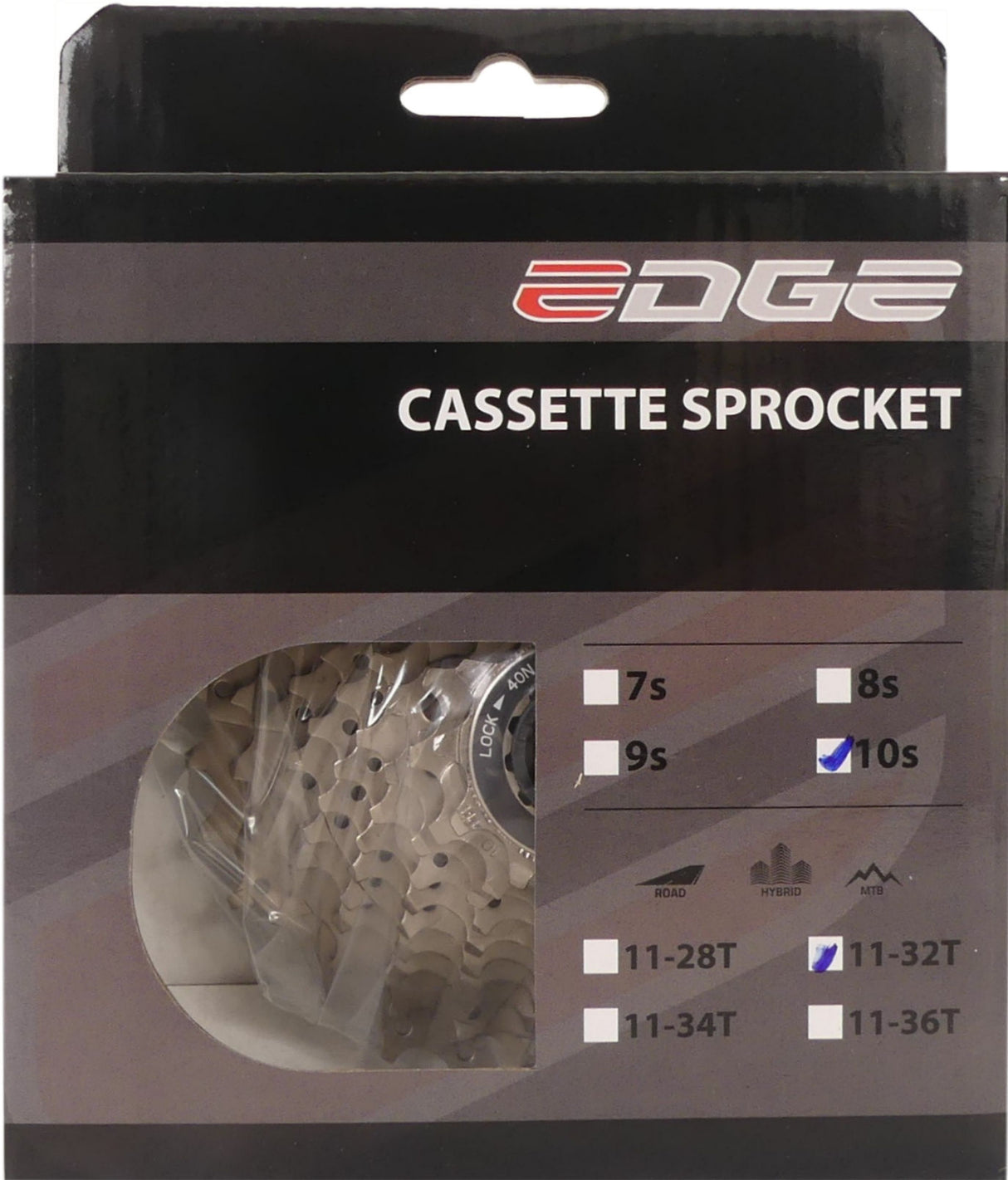 Cassette de borde de 10 velocidades CS-M6010 11-32T Silver