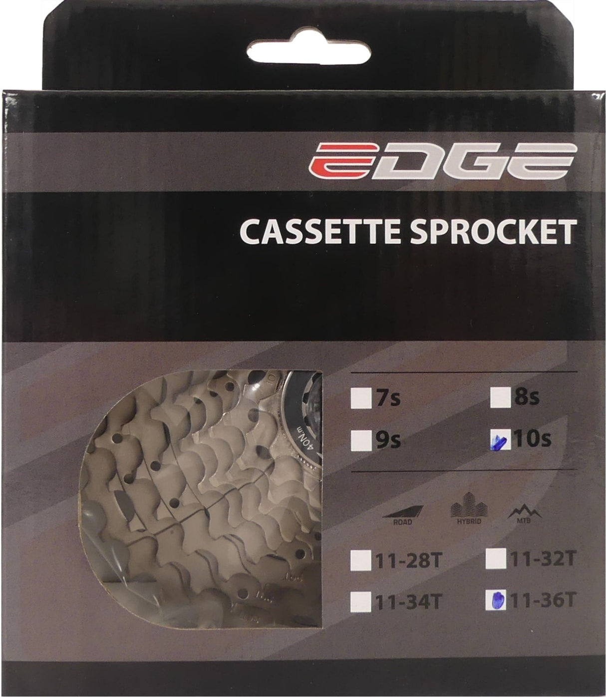 Cassette de borde de 10 velocidades CS-M6010 11-36T Silver