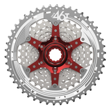 Sunrace Csmx3 10 speed cassette 11-42t. zilver metallic