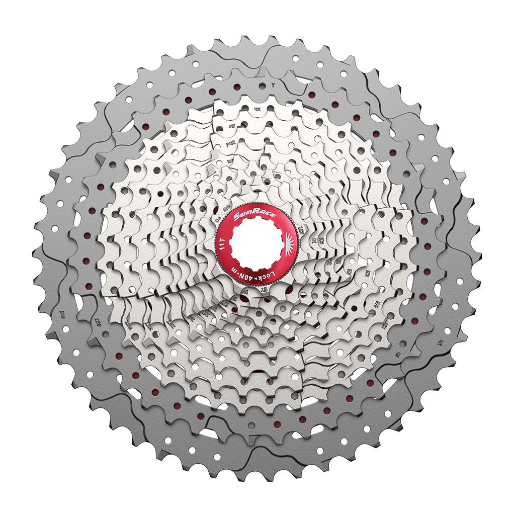 Sunrace kassett 11V 11-51 CSMX80 Metallisk sølv