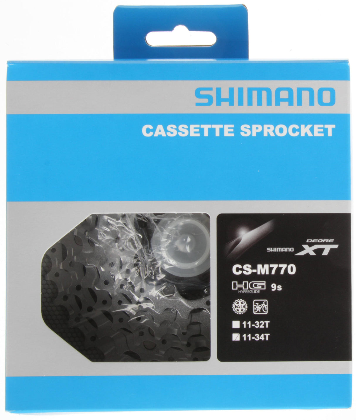 Shimano Deore XT CS-M770 11-34 9 Prędkość