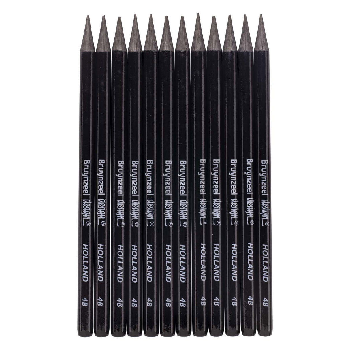 Bruynzeel design graphite marker 4b - 12 pcs.