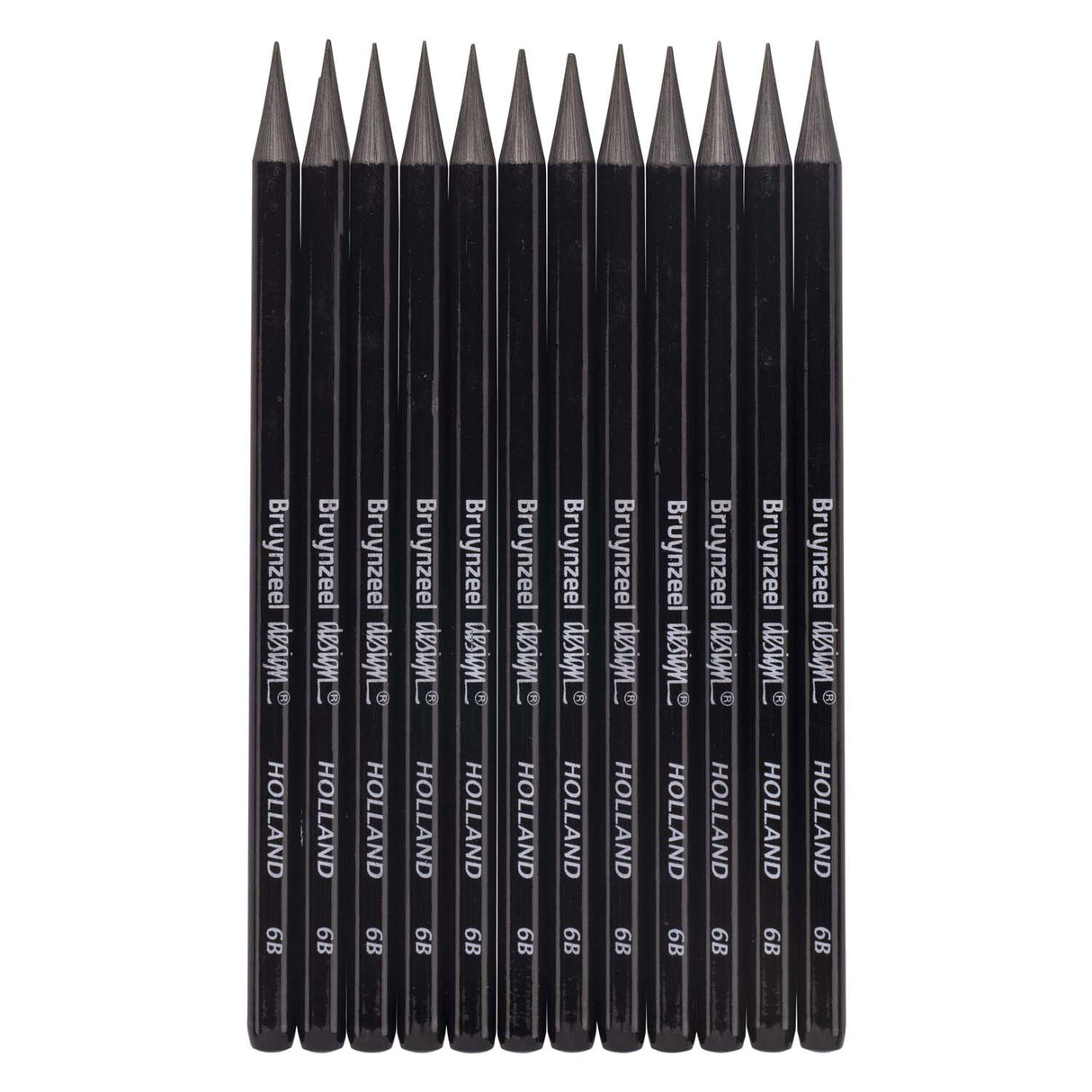 Bruynzeel design graphite marker 6b - 12 pcs.