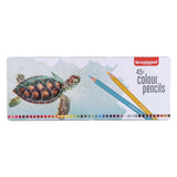 Bruynzeel turtle tin of 45 colored pencils
