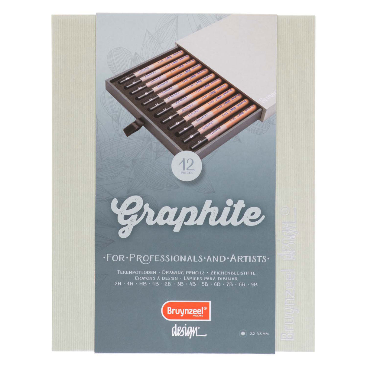 Bruynzeel design graphite box 12 pieces