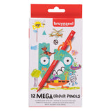 Súprava mega farebných ceruziek Bruynzeel 12