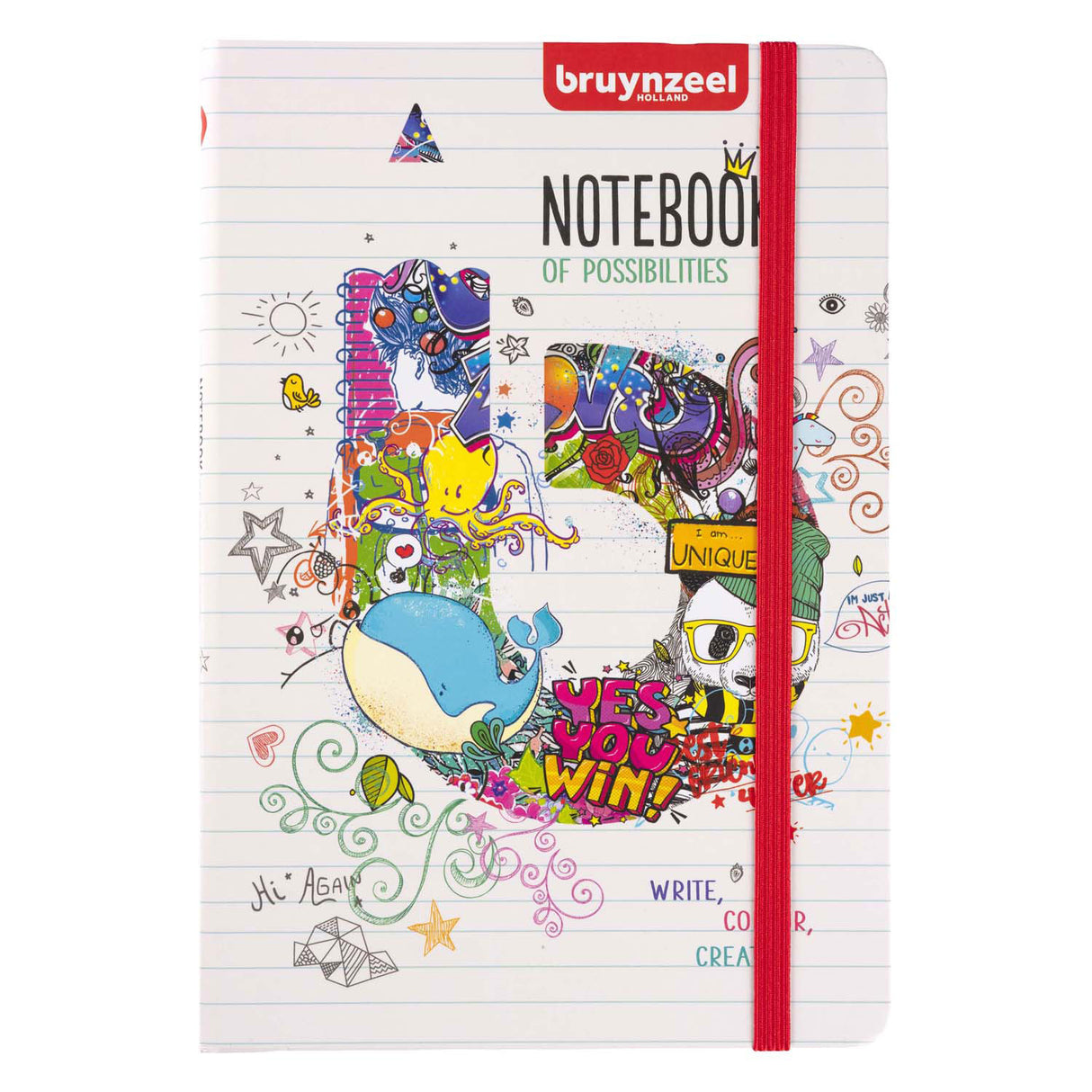 Bruynzeel notebook a5 80 g m 160 pages
