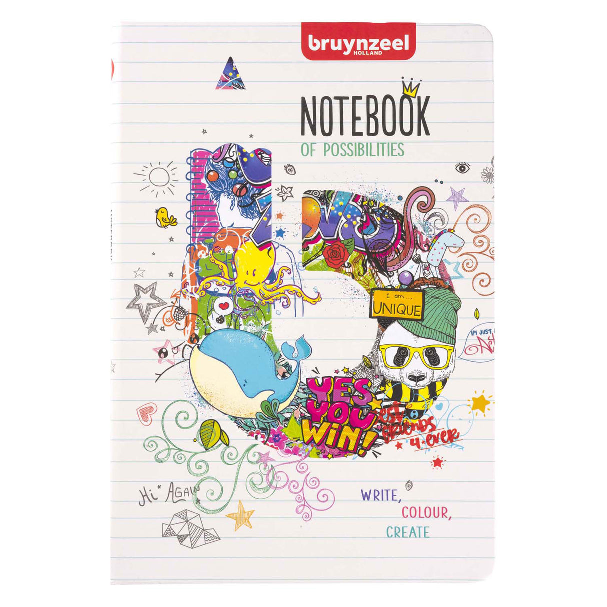 Bruynzeel notebook a5 80 g m 160 pages