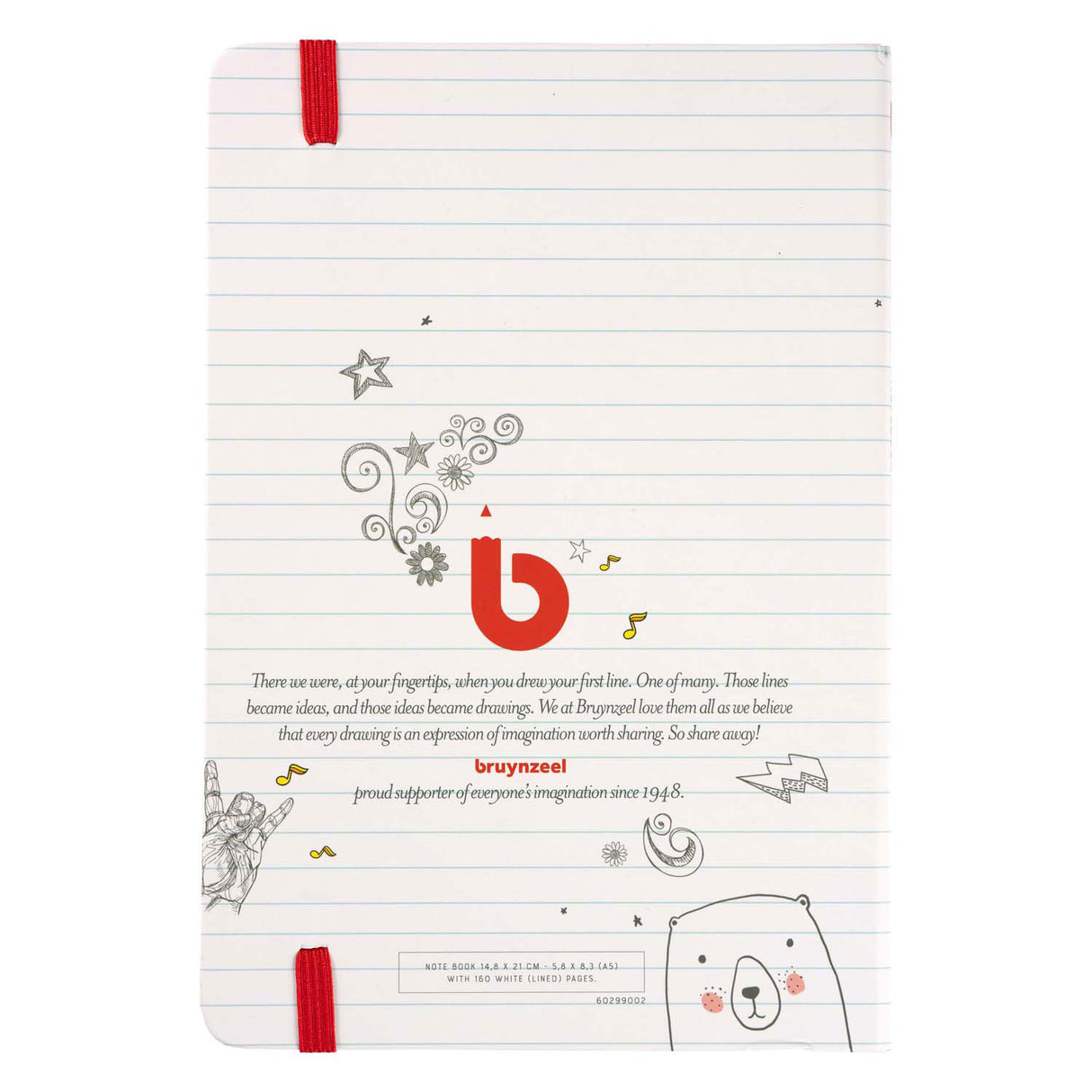 Bruynzeel notebook a5 80 g m 160 pages