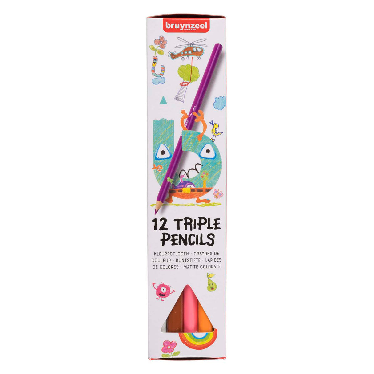 Bruynzeel Triple Colour Bleistift Set 12