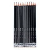 Bruynzeel teens hb graphite pencil with eraser tip set 12