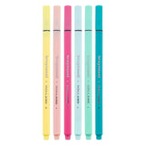 Set di fineliner Bruynzeel light 6 colori