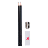 Bruynzeel graphite pencil set, 4 pcs.
