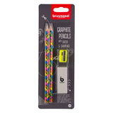 Bruynzeel graphite pencil set neon