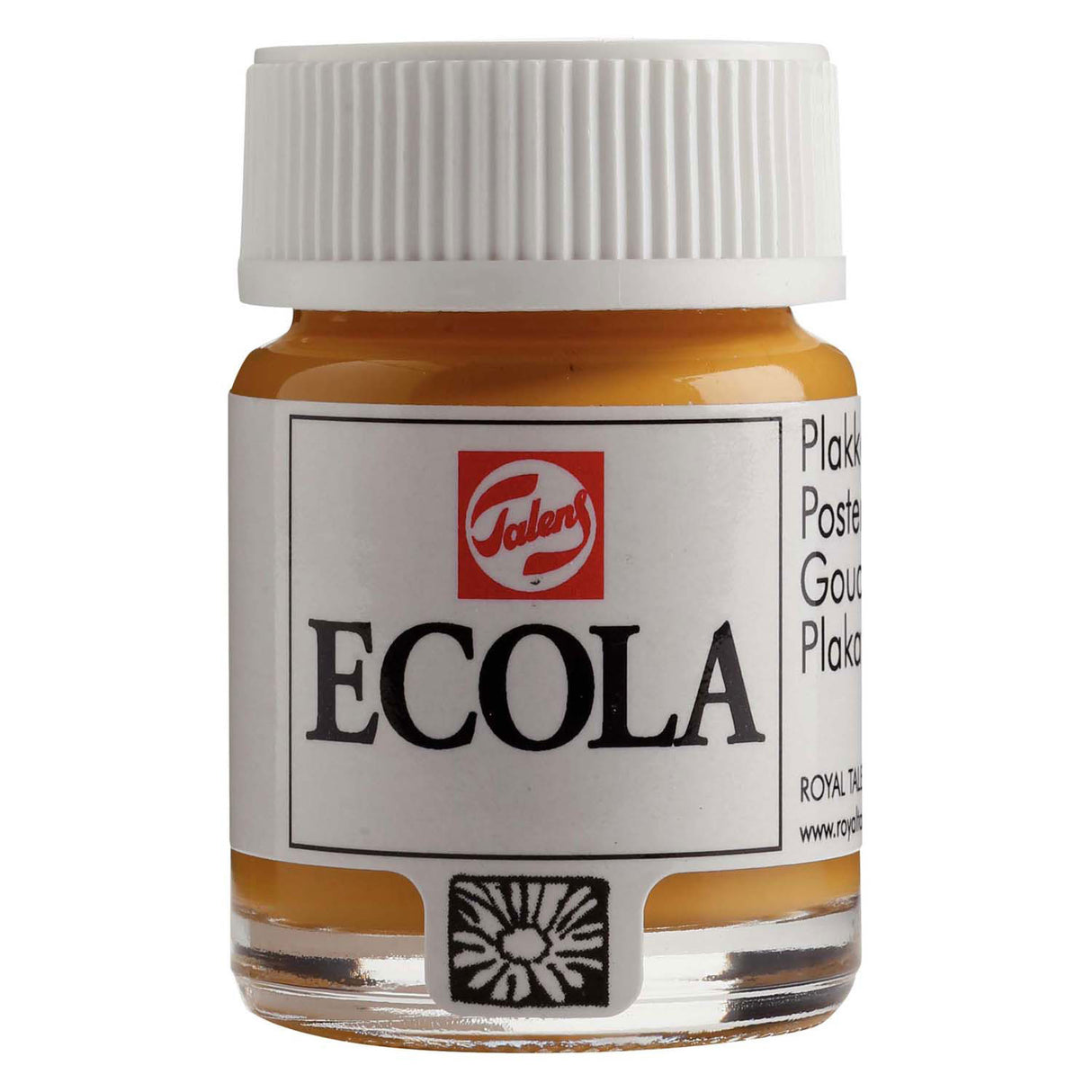 Bruynzeel ecola gouache paint bottle 16ml yellow ocher 227