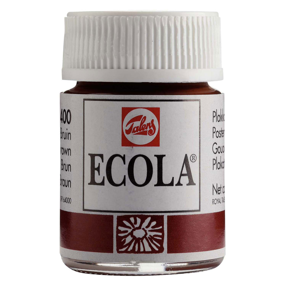 Steklenička za gvaš bruynzeel ecola 16 ml rjava 400