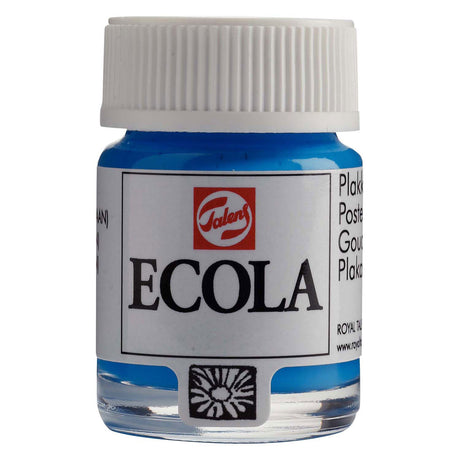 Bruynzeel Ecola Gouachefarbe, Flasche 16 ml, Hellblau 501