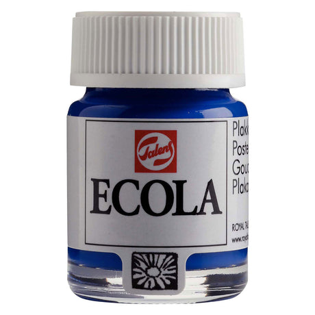 Bruynzeel Ecola Gouachefarbe, Flasche 16 ml, Dunkelblau 502